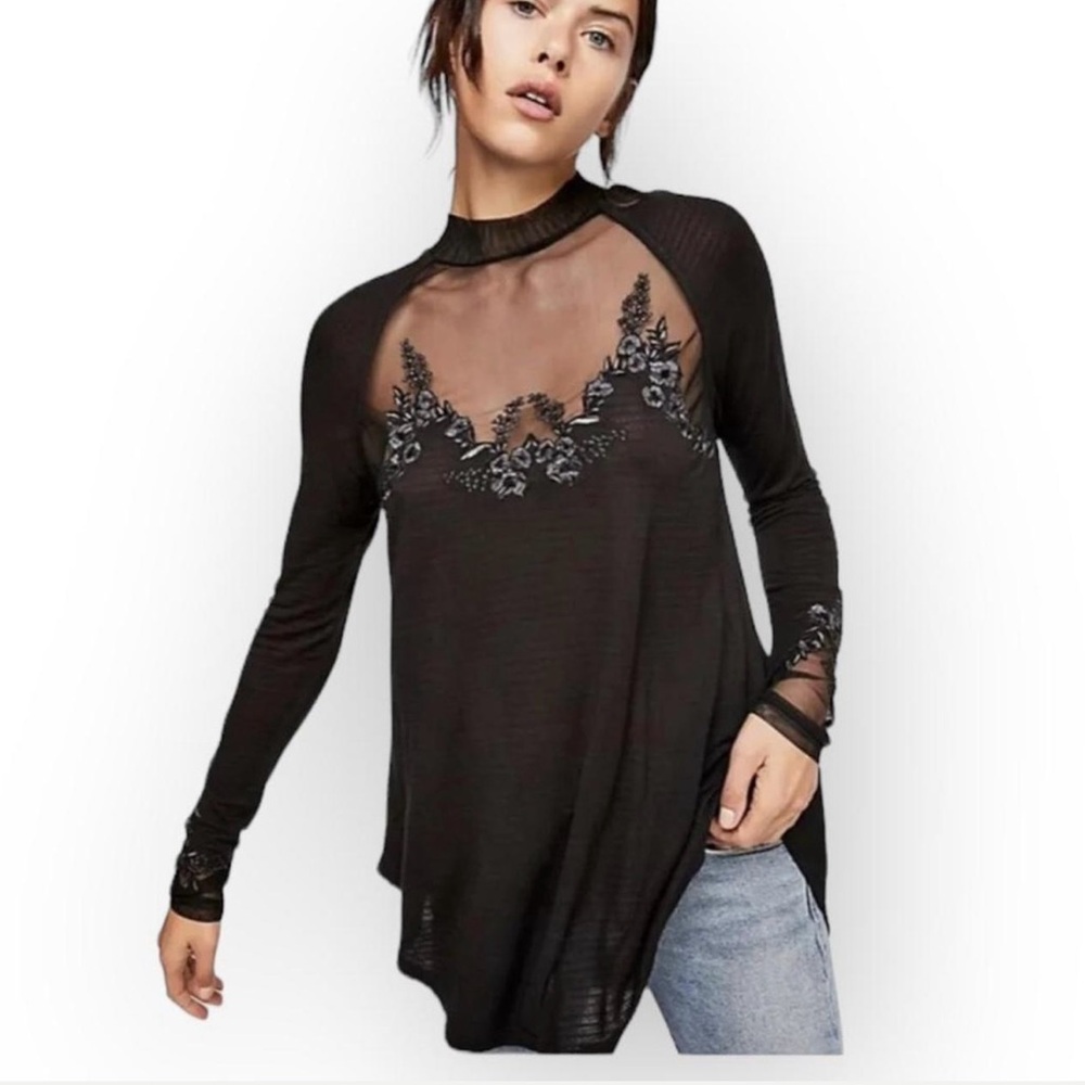 Free people saheli high neck top